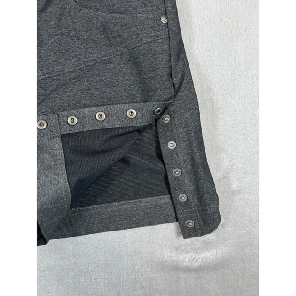 Athleta Take a Hike Side Snap Mini Skirt Charcoal Gray‎ Active Travel Skirt 2